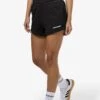 Wiluna High Waisted Sweat Shorts Black White Gum