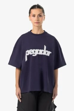 Bonnie Oversized Tee Washed Indigo Blue