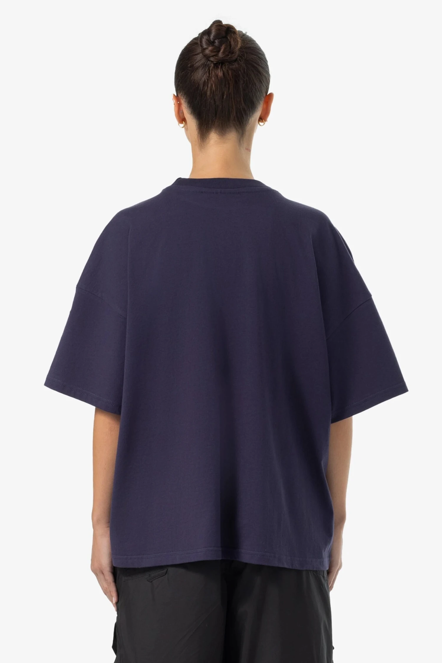 Bonnie Oversized Tee Washed Indigo Blue 4 Bonnie Oversized Tee Washed Indigo Blue - Image 4