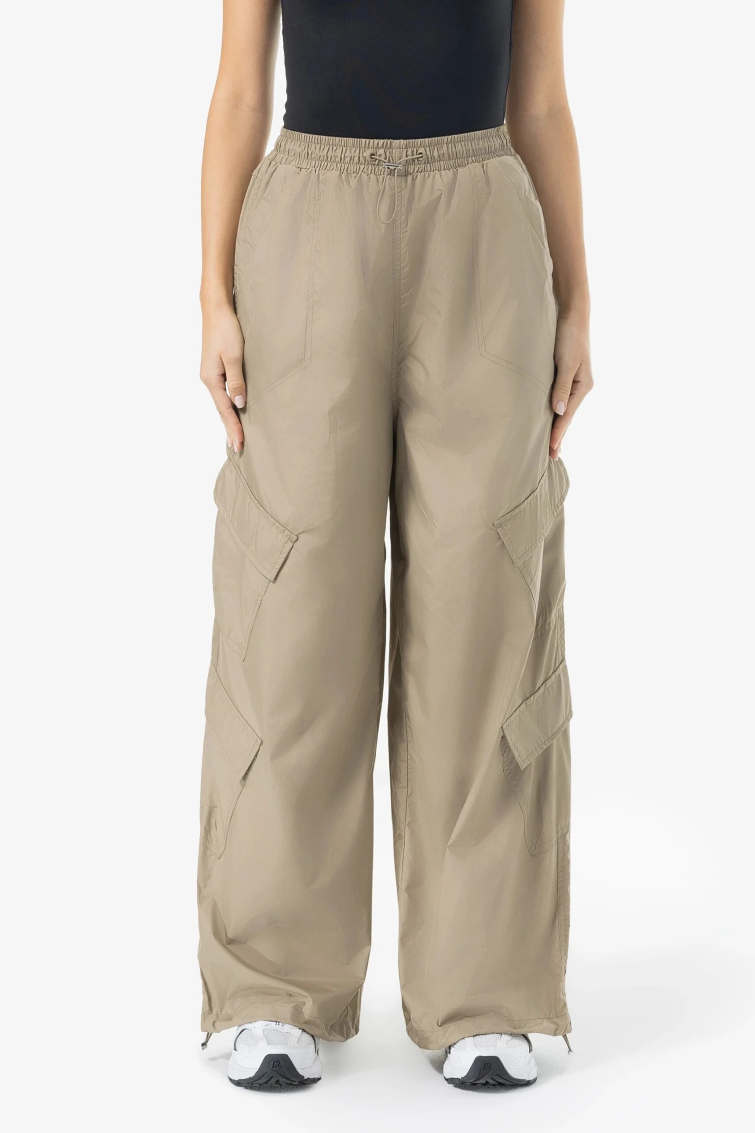 Nelly Cargo Tracksuit Pants Desert Taupe 2 Nelly Cargo Tracksuit Pants Desert Taupe - Image 2