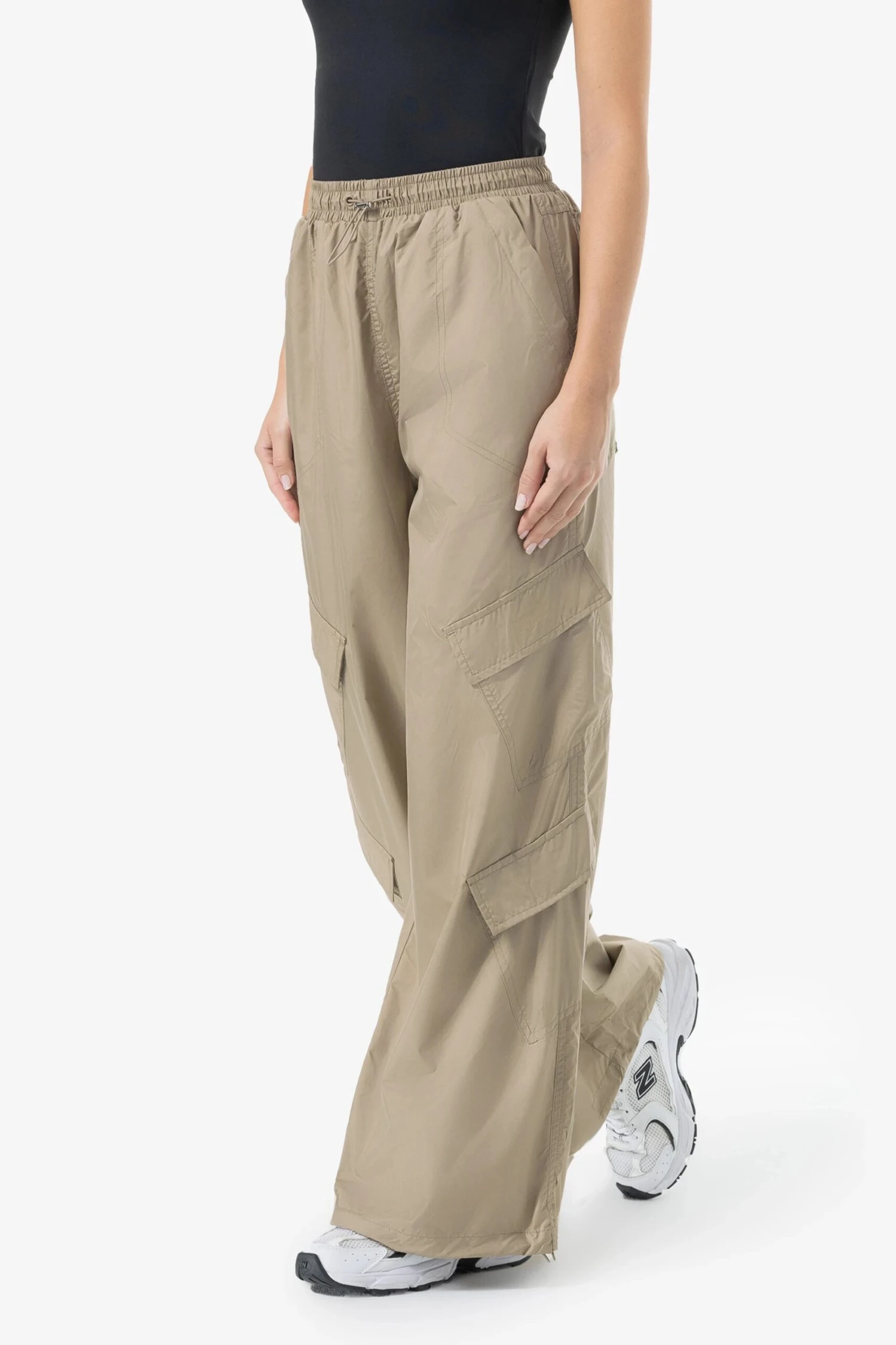 Nelly Cargo Tracksuit Pants Desert Taupe 1 Nelly Cargo Tracksuit Pants Desert Taupe