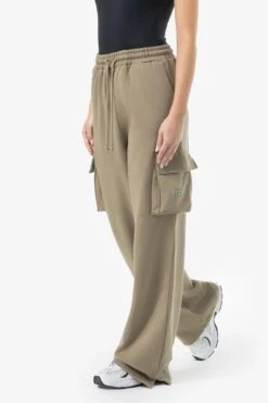 Namy Cargo Sweat Pants Washed Desert Taupe