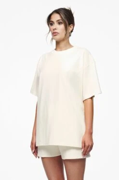 Bel Air Heavy Oversized Tee Vintage Washed Unbleached Gum -Pegador Sale Store PEGADOR E COMMERCE FINER THINGS FEMALE43108