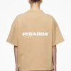 Culla Logo Heavy Oversized Tee Vintage Washed Espresso