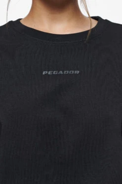 Layla Oversized Cropped Tee Black Gum -Pegador Sale Store PEGADOR E COMMERCE FINER THINGS FEMALE43367