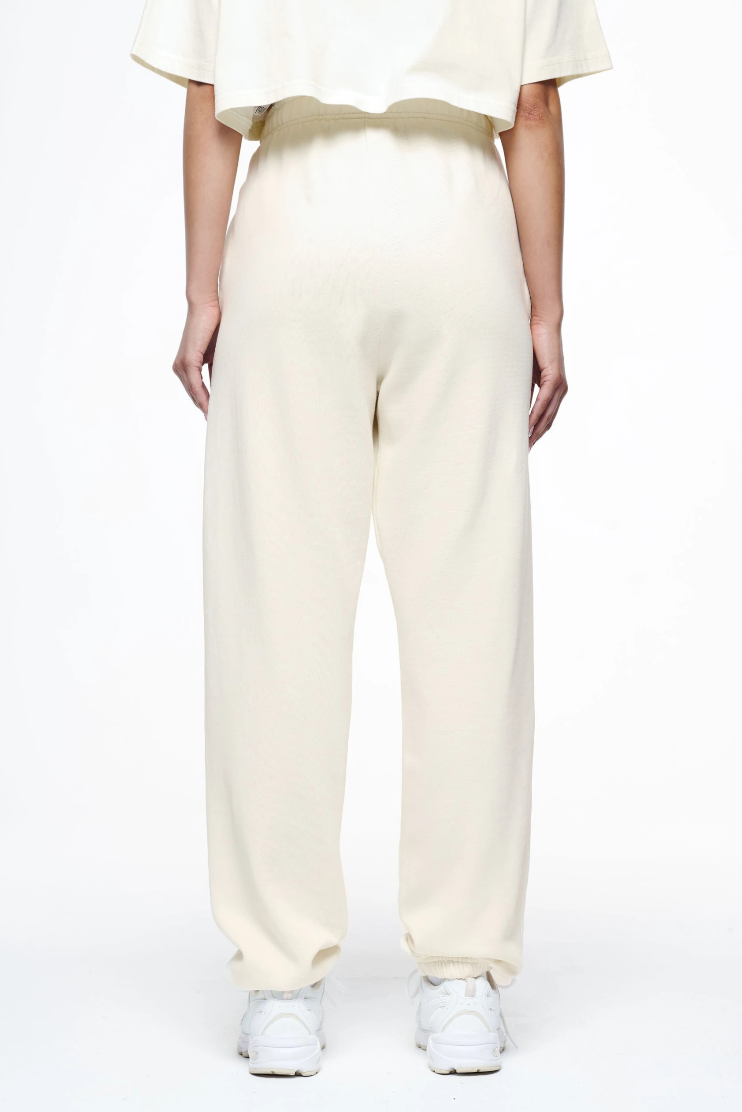 Villa High Waisted Sweat Pants Vintage Washed Unbleached Gum 4 Villa High Waisted Sweat Pants Vintage Washed Unbleached Gum - Image 4