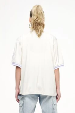 Angeles Oversize Baseball Shirt Angels Cream -Pegador Sale Store PEGADOR TRUST THE PROCESS ECOMMERCE MALE31167