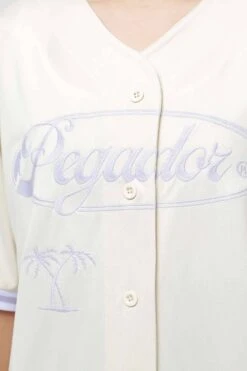 Angeles Oversize Baseball Shirt Angels Cream -Pegador Sale Store PEGADOR TRUST THE PROCESS ECOMMERCE MALE31169