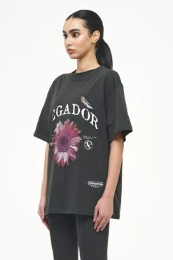 Zea Oversized Tee Vintage Washed Iron Grey -Pegador Sale Store PEGADOR TRUST THE PROCESS ECOMMERCE MALE31298