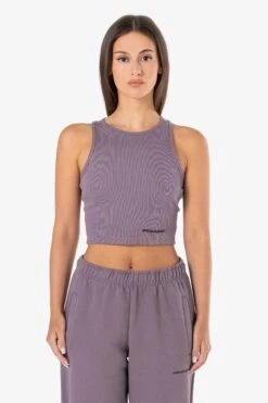 Ayla Crop Top Dusty Grape