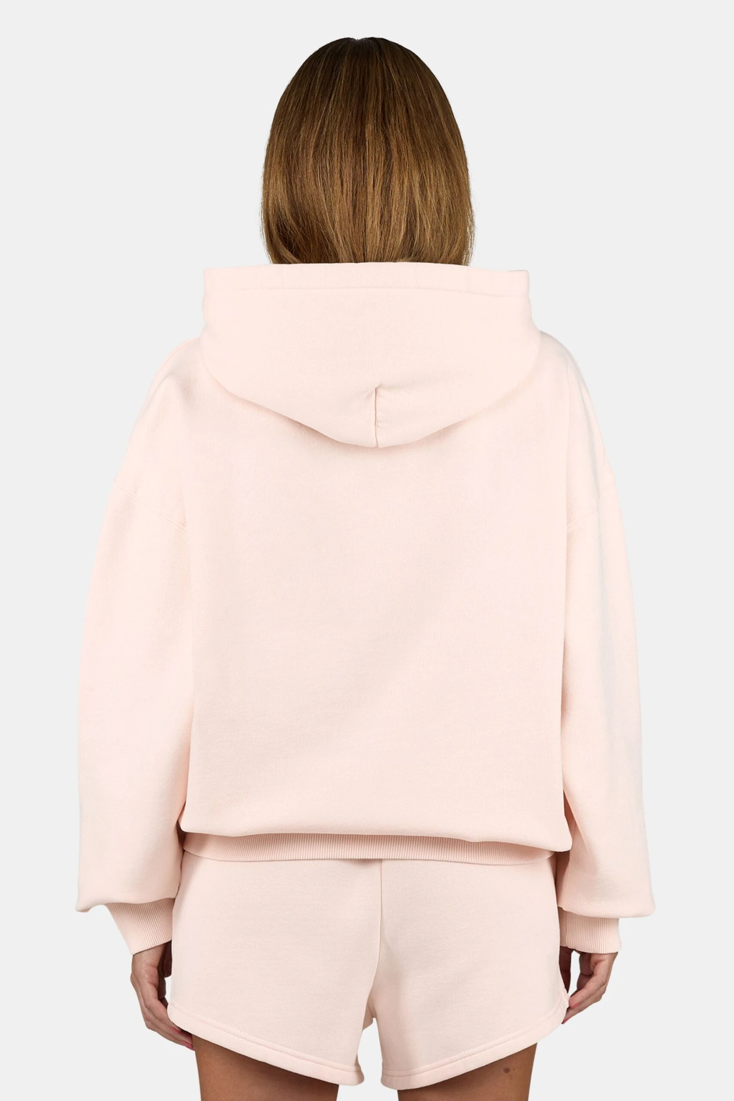 Clarita Logo Oversized Hoodie Washed Dusty Rose White 4 Clarita Logo Oversized Hoodie Washed Dusty Rose White - Image 4