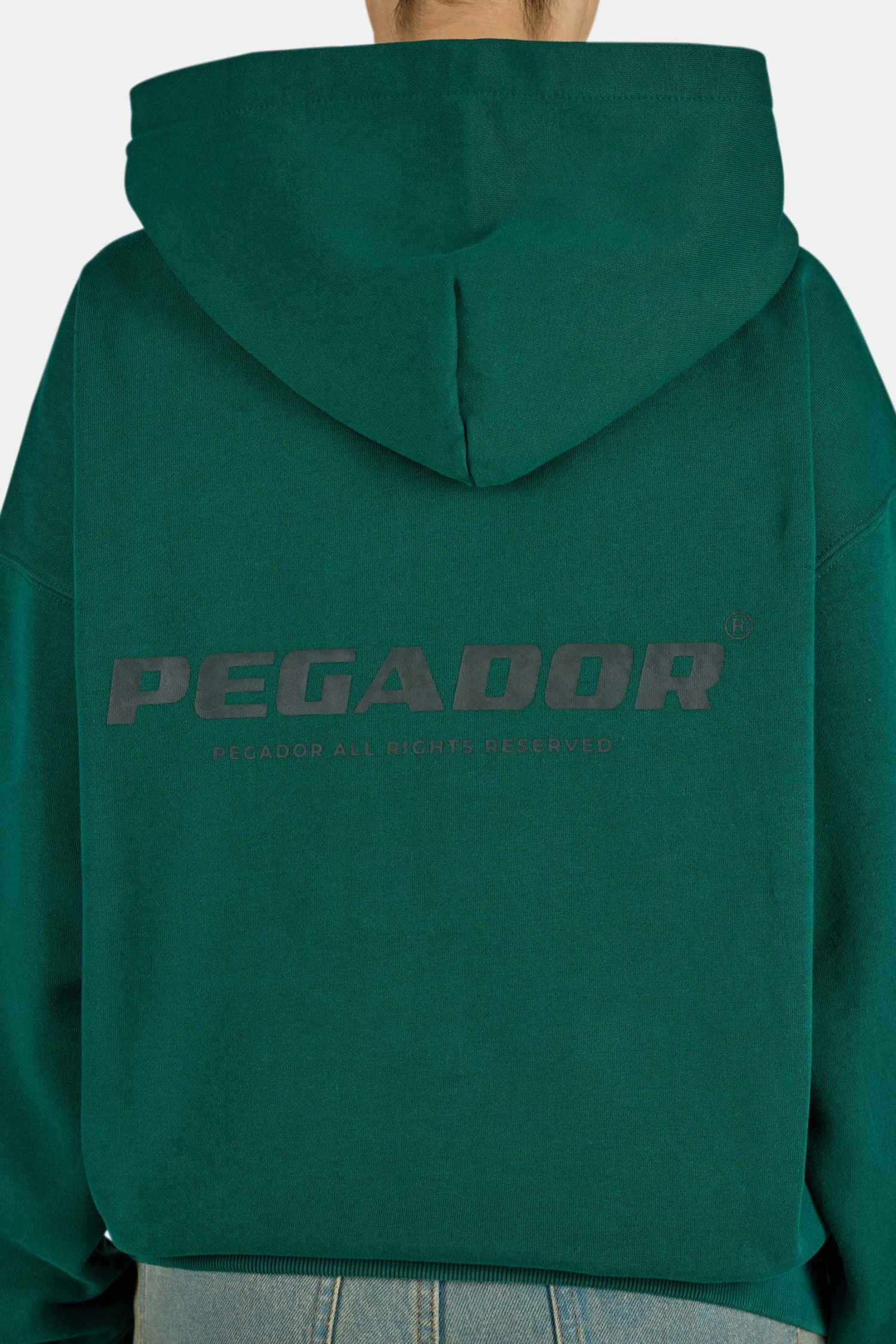 Atna Logo Oversized Hoodie Washed Dark Green 5 Atna Logo Oversized Hoodie Washed Dark Green - Image 5