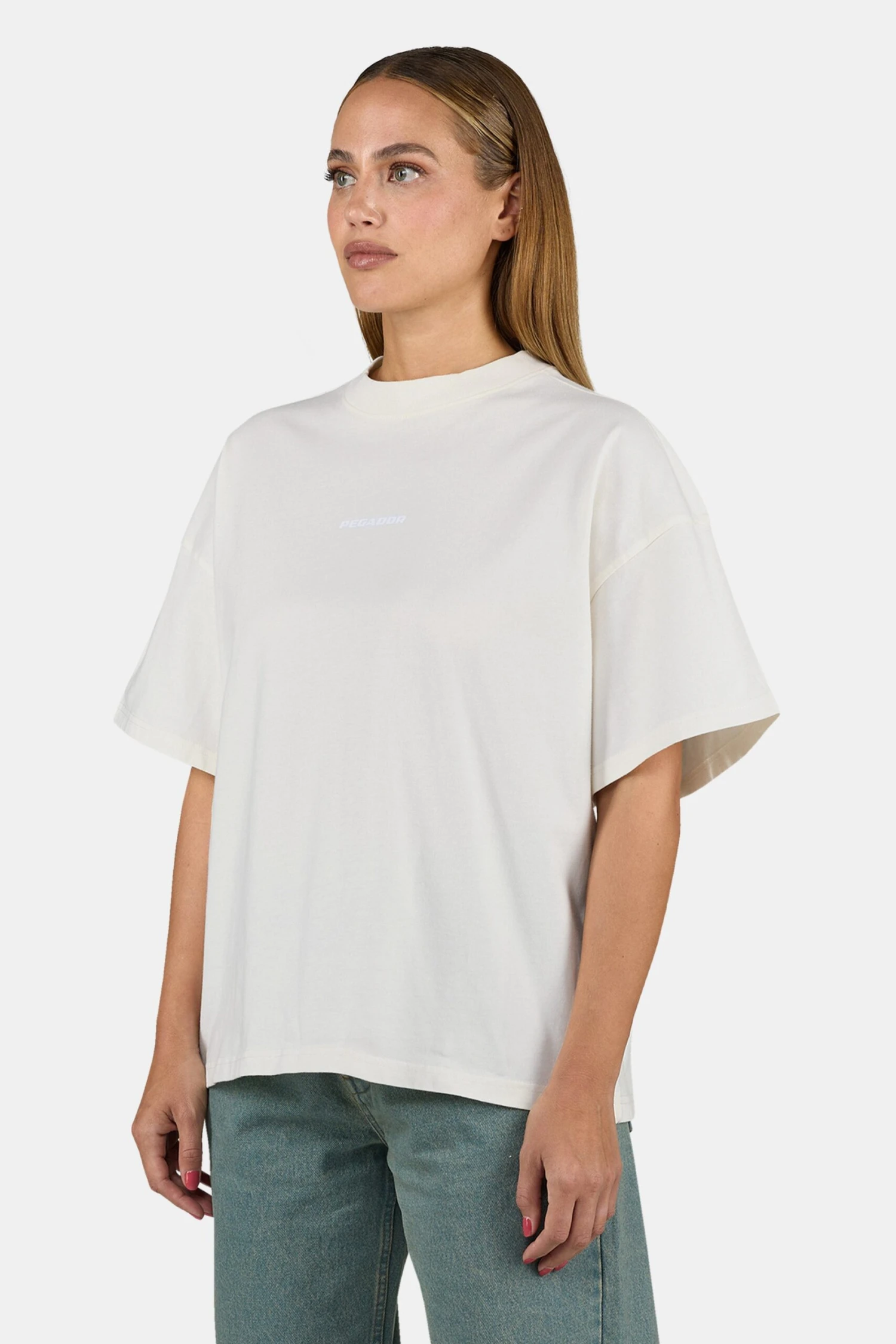 Arendal Logo Heavy Oversized Tee Washed Unbleached 4 Arendal Logo Heavy Oversized Tee Washed Unbleached - Image 4