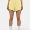 Wiluna High Waisted Sweat Shorts Washed Soft Yellow White -Pegador Sale Store PGDR 3344 585 004 Wiluna High Waisted Sweatshorts Washed Soft Yellow White 5308