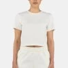 Ines Cropped Baby Tee Washed Unbleached White 11 Ines Cropped Baby Tee Washed Unbleached White -Pegador Sale Store PGDR 3570 575 004 Ines Cropped Baby Tee Washed Unbleached White 5287
