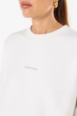 Tory Logo Oversized Sweater Washed Warm White -Pegador Sale Store PGDR 4700 551 WASHEDWARMWHITE 0895 cdca4f9c dfb6 4dce a5f1 f2fd21a9649f