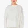 Amanda Rib Longsleeve Washed Warm White