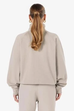 Norma Oversized Halfzip Sweater Washed Dark Stone -Pegador Sale Store PGDR 4745 555 WASHEDDARKSTONE 0500