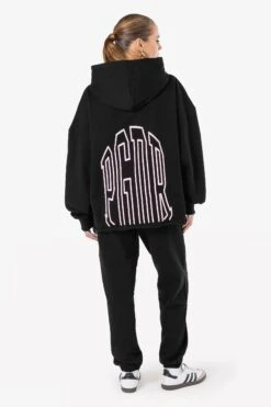 Rutty Super Oversized Hoodie Washed Black