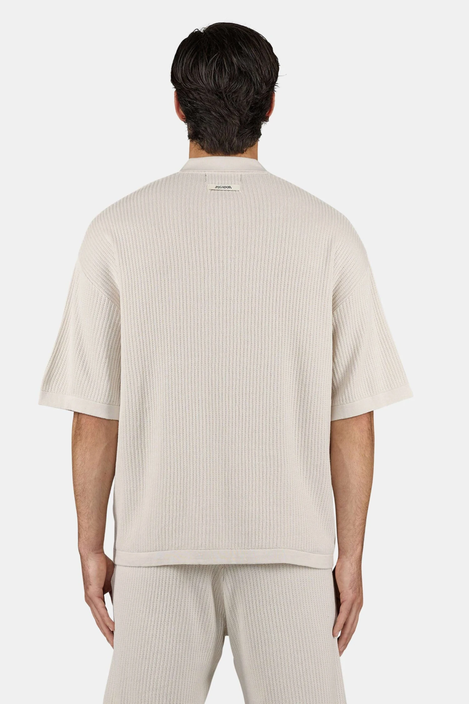 Campbell Knit Shirt Dark Unbleached 4 Campbell Knit Shirt Dark Unbleached - Image 4