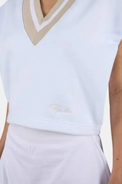 Junta V-Neck Vest White 7 Junta V-Neck Vest White -Pegador Sale Store PGDR 6069 004 JUNTA V NECK VEST WHITE 6422