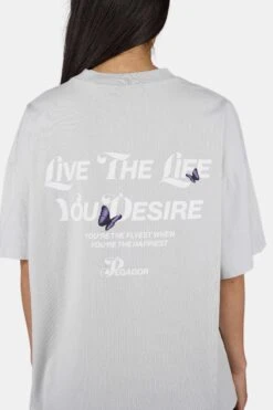 Noria Heavy Oversized Tee Washed Pure Grey -Pegador Sale Store PGDR 6079 582 6219