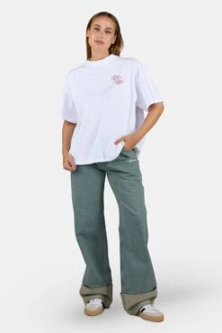 Nadia Heavy Oversized Tee White 13 Nadia Heavy Oversized Tee White -Pegador Sale Store PGDR 6100 004 Nadia Heavy Oversized Tee White 5809