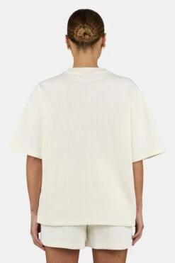 Amanda Oversized Rib Tee Washed Unbleached -Pegador Sale Store PGDR 6104 575 Amanda Oversized Rib Tee Washed Unbleached 6407