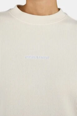 Amanda Oversized Rib Tee Washed Unbleached -Pegador Sale Store PGDR 6104 575 Amanda Oversized Rib Tee Washed Unbleached 6408