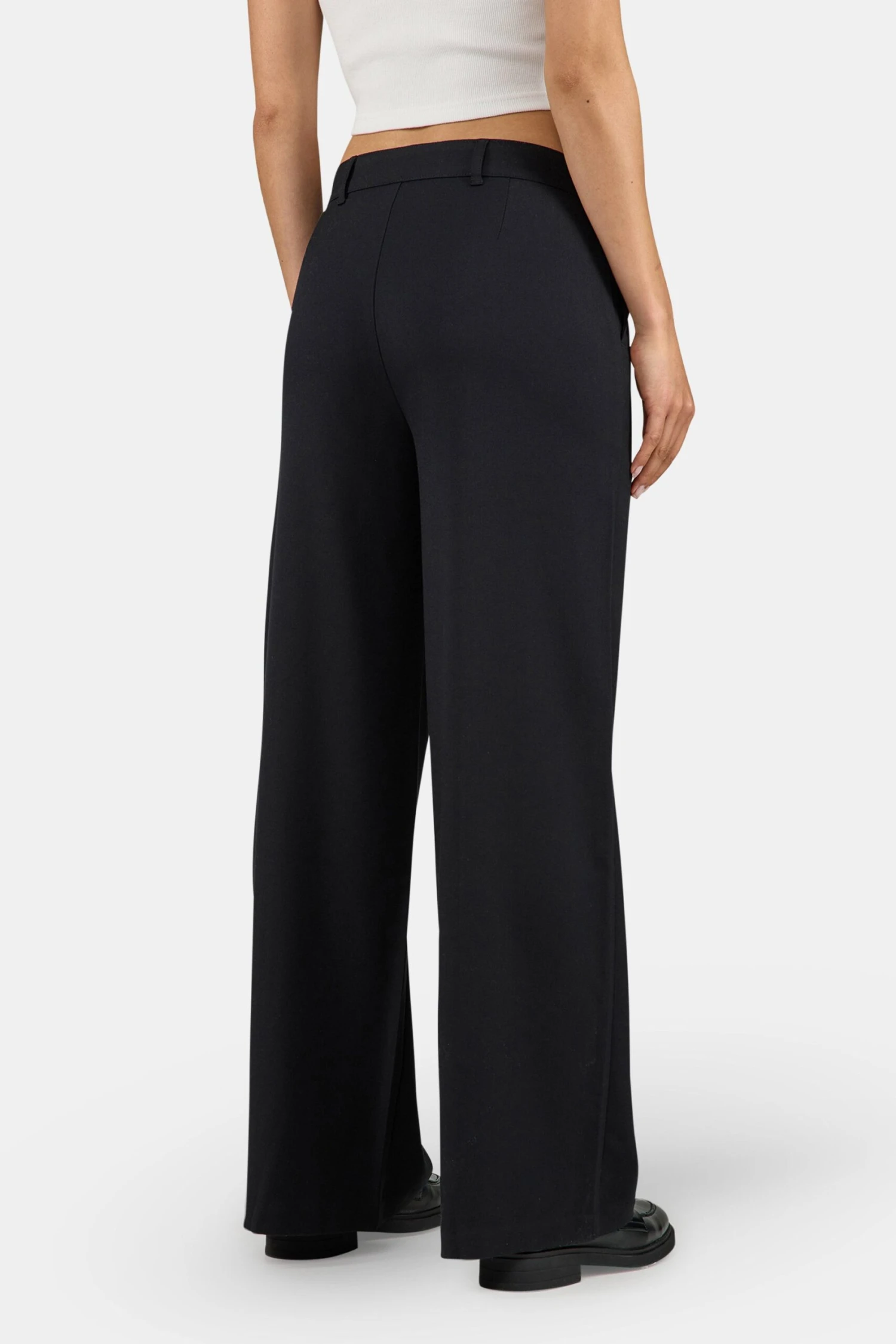 Solaya Suit Pants Black White 4 Solaya Suit Pants Black White - Image 4