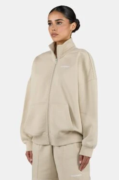 Lilea Sweat Track Jacket Washed Light Beige White -Pegador Sale Store PGDR 6125 487 004 Lilea Sweat Track Jacket Washed Light Beige White 5645