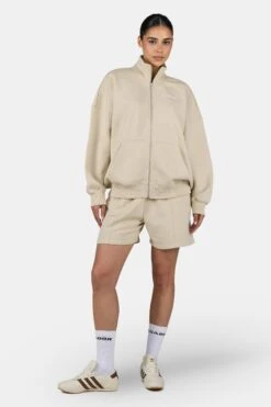 Lilea Sweat Track Jacket Washed Light Beige White -Pegador Sale Store PGDR 6125 487 004 Lilea Sweat Track Jacket Washed Light Beige White 5648