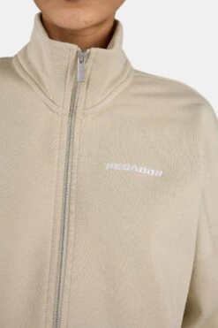 Lilea Sweat Track Jacket Washed Light Beige White -Pegador Sale Store PGDR 6125 487 004 Lilea Sweat Track Jacket Washed Light Beige White 5653