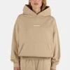 Clarita Logo Oversized Hoodie Washed Cappuccino White -Pegador Sale Store PGDR 6199 604 AZANA OVERSIZED HOODIE WASHED CAPPUCCINO 3366 2