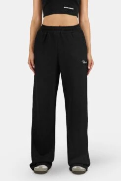 Dayita Loose Rib Pants Washed Black