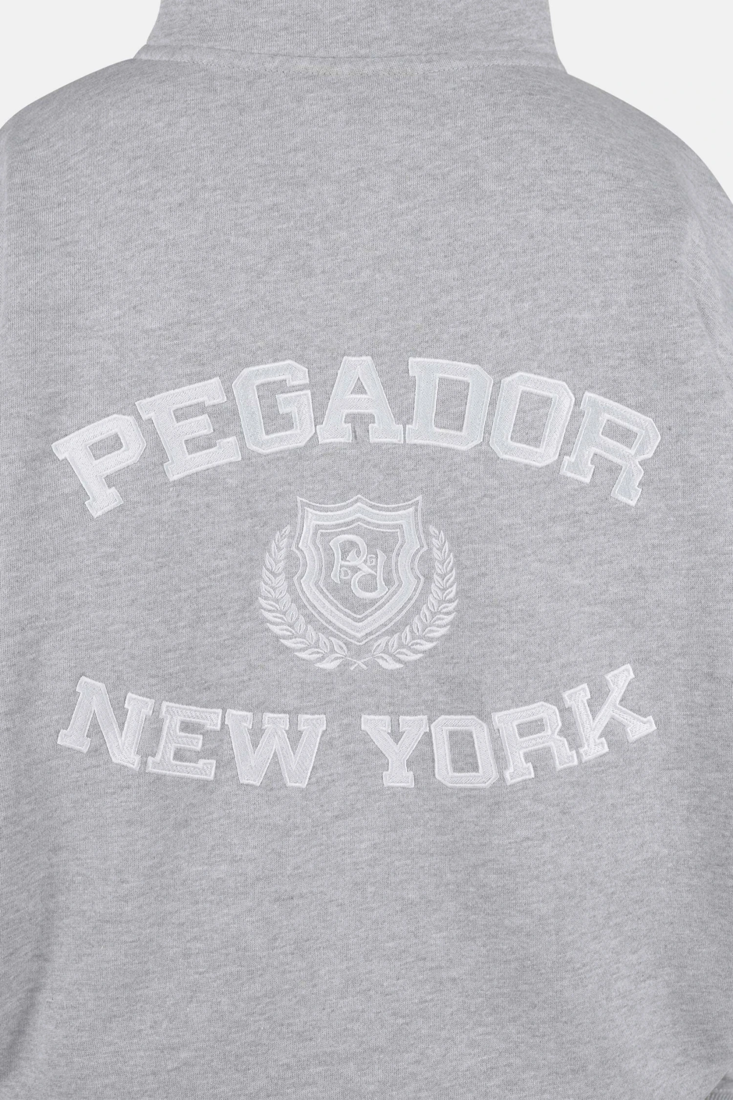 Frieda Oversized Halfzip Sweater Heather Grey 6 Frieda Oversized Halfzip Sweater Heather Grey - Image 6