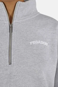 Frieda Oversized Halfzip Sweater Heather Grey 11 Frieda Oversized Halfzip Sweater Heather Grey -Pegador Sale Store PGDR 6210 224 FRIEDA OVERSIZED HALFZIP HEATHER GREY 22781
