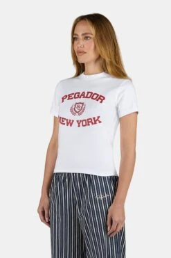 Frieda Slim Tee White -Pegador Sale Store PGDR 6213 004 FRIEDA SLIM TEE WHITE 2872 1