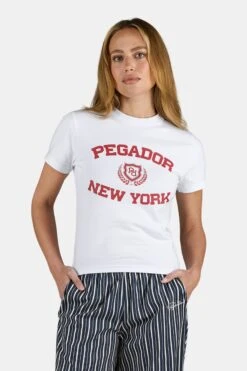 Frieda Slim Tee White -Pegador Sale Store PGDR 6213 004 FRIEDA SLIM TEE WHITE 2873 crop 1