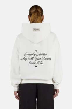 Lida Oversized Hoodie Washed Warm White