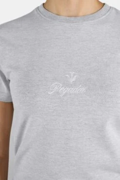 Lida Slim Tee Heather Grey -Pegador Sale Store PGDR 6222 224 LIDA SLIM TEE HEATHER GREY 3040 1