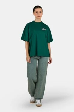 Pegador Sale Store -Pegador Sale Store PGDR 6228 602 PALAI HEAVY OVERSIZED TEE Washed Dark Green 3201