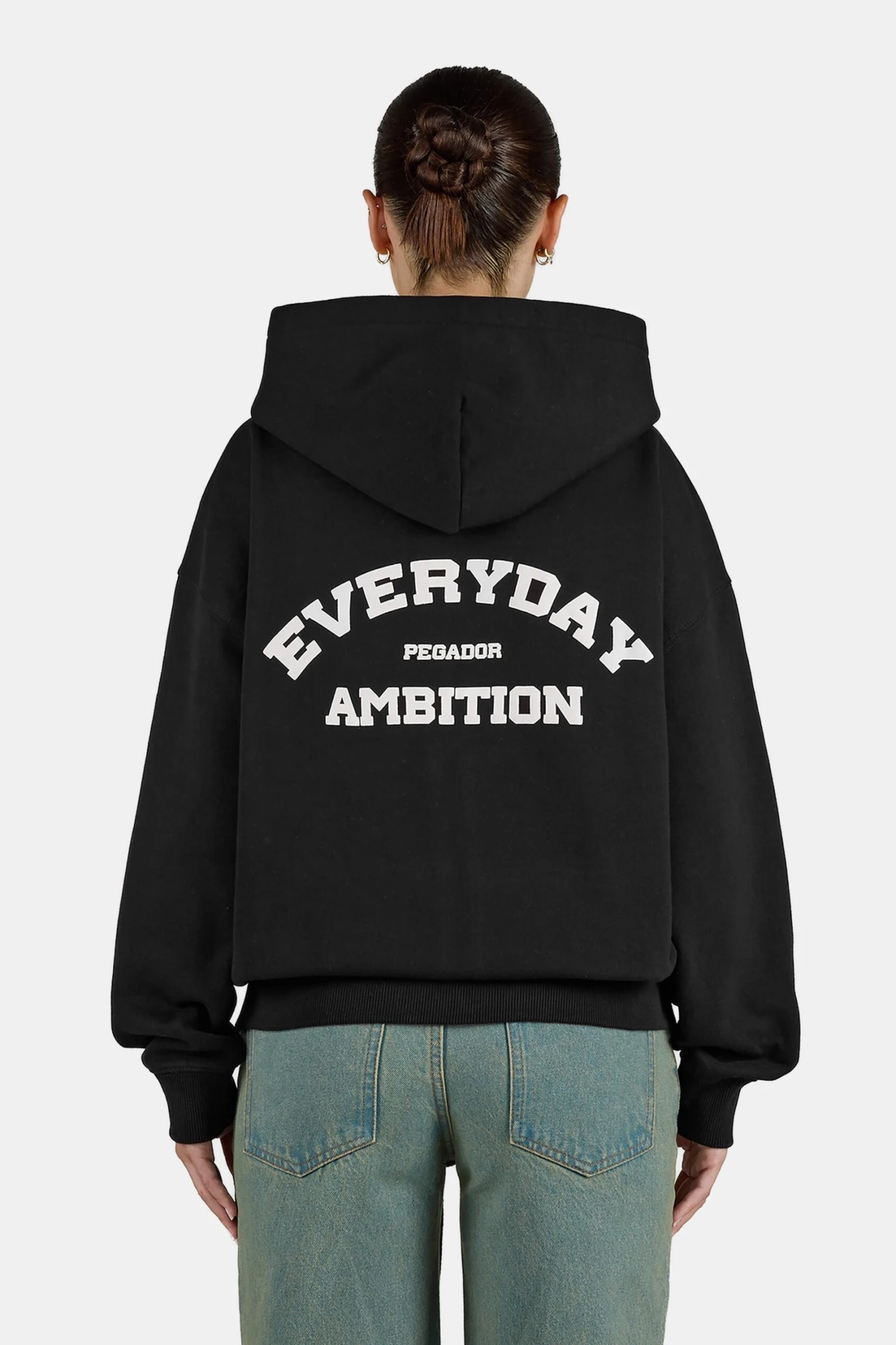 Tulia Oversized Sweat Jacket Washed Black