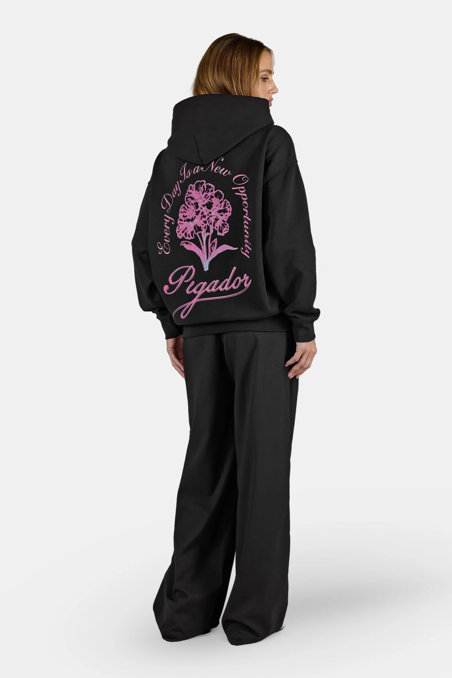 Palora Oversized Sweat Jacket Washed Black 6 Palora Oversized Sweat Jacket Washed Black - Image 6