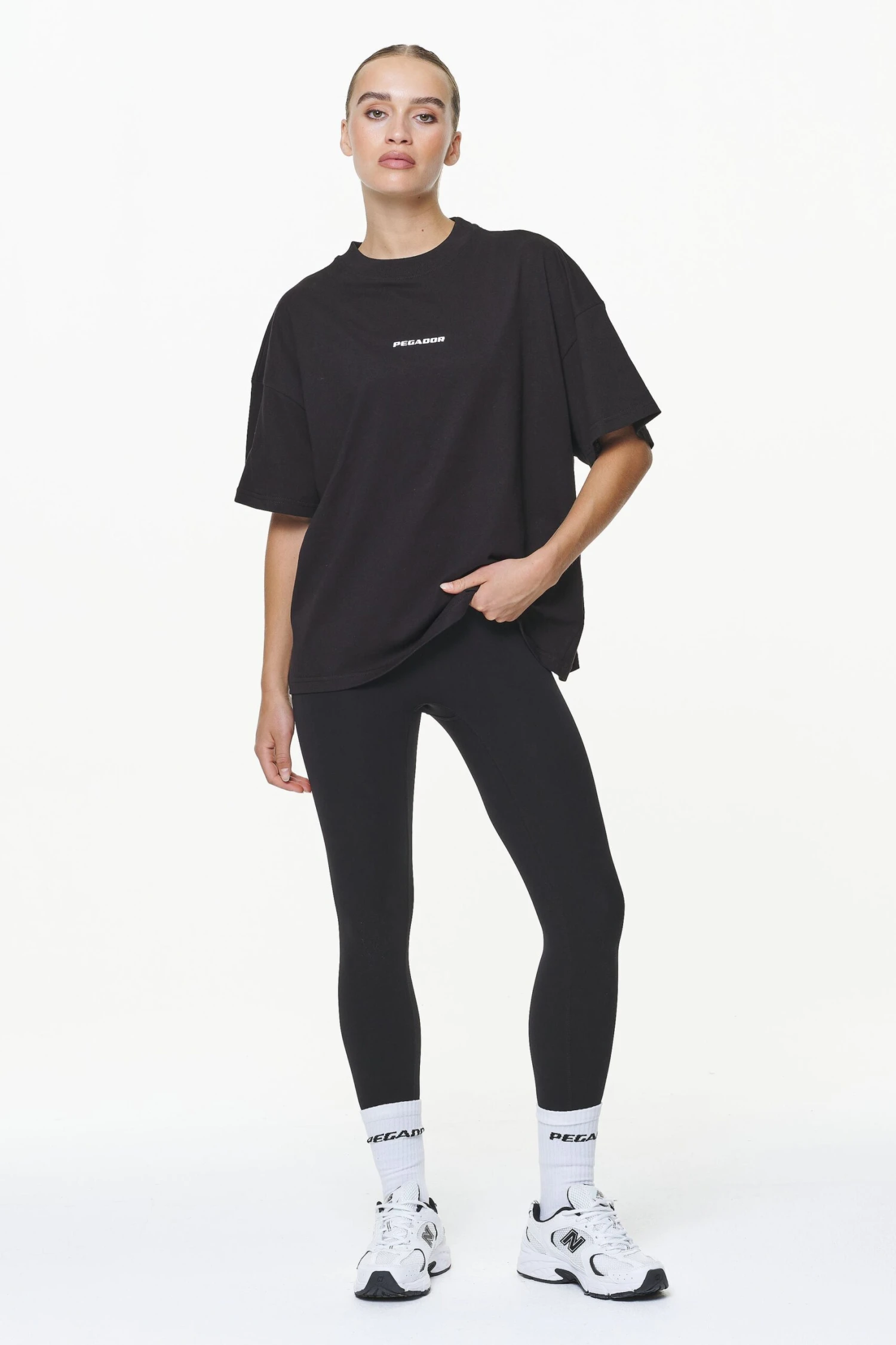 Dorothy Heavy Oversized Tee Black 2 Dorothy Heavy Oversized Tee Black - Image 2