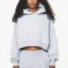 Chancery Oversized Cropped Hoodie Grey Melange 12 Chancery Oversized Cropped Hoodie Grey Melange -Pegador Sale Store PGDR BUILD TO LAST E COMMERCE WMNS9999 3