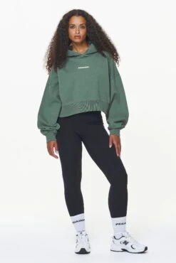 Dorothy Cropped Oversized Hoodie Vintage Washed Garden Green 6 Dorothy Cropped Oversized Hoodie Vintage Washed Garden Green -Pegador Sale Store PGDR BUILD TO LAST E COMMERCE WMNS 153510621