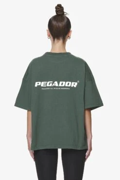 Arendal Logo Heavy Oversized Tee Washed Sage Green