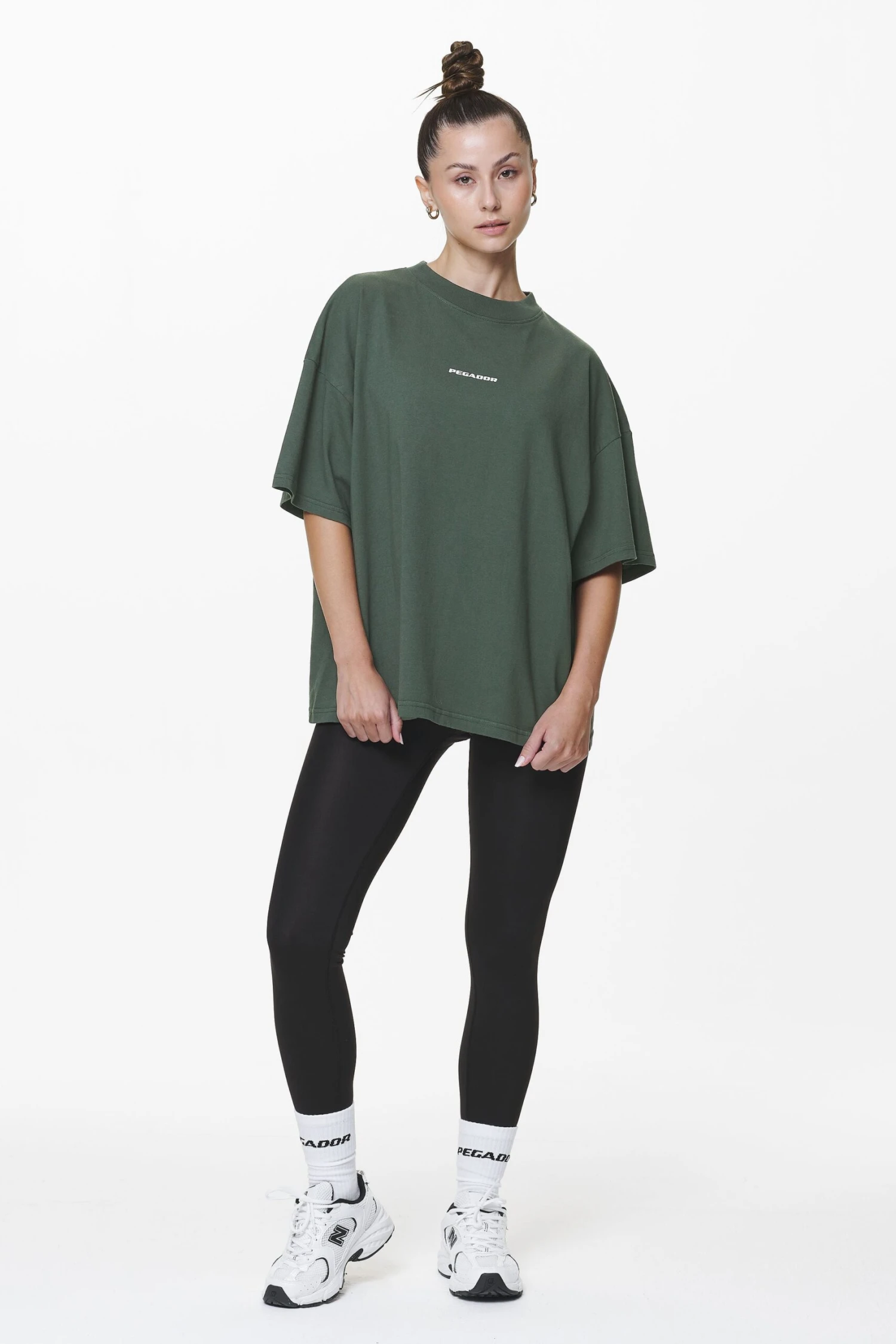 Arendal Logo Heavy Oversized Tee Washed Sage Green 2 Arendal Logo Heavy Oversized Tee Washed Sage Green - Image 2