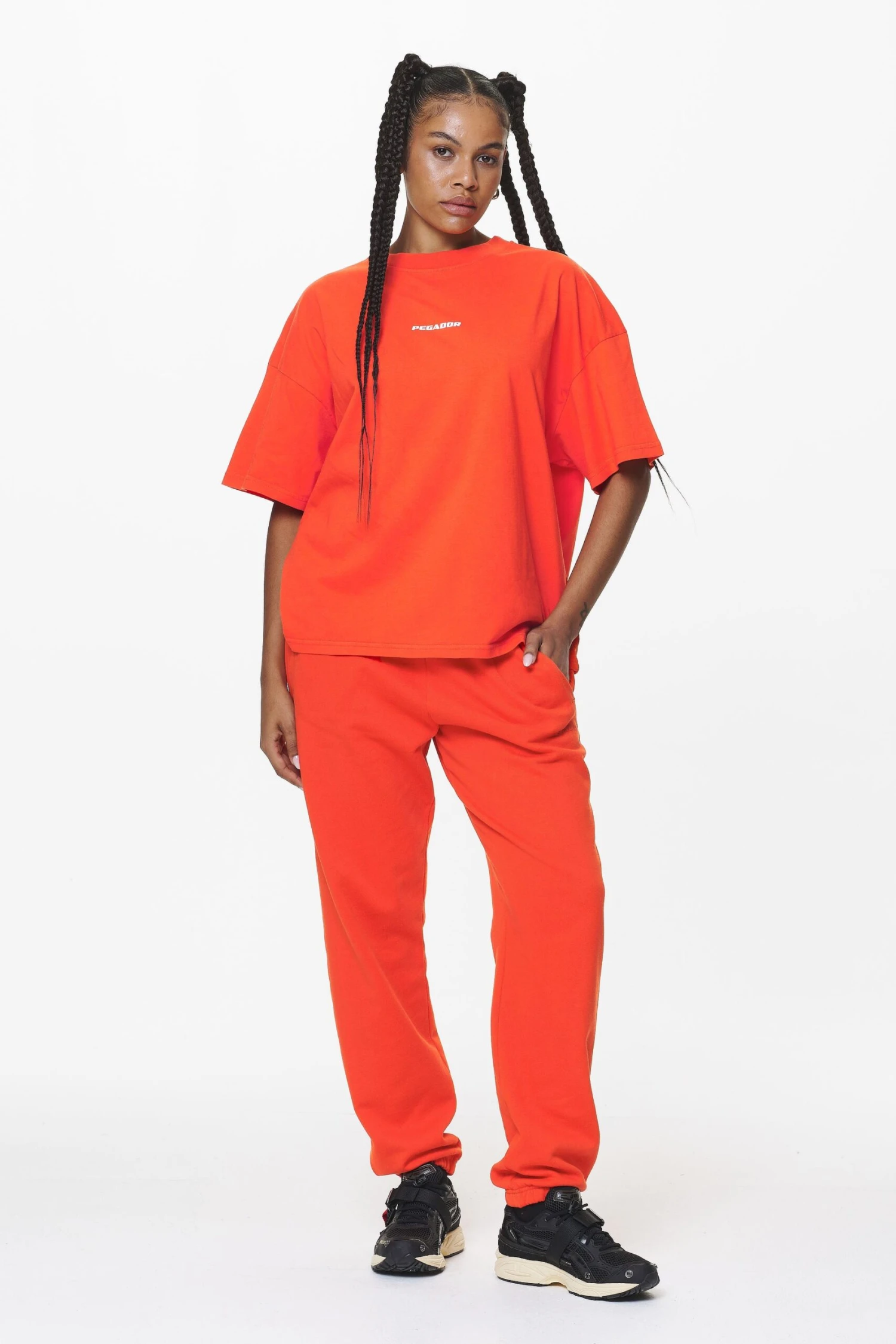 Arendal Logo Heavy Oversized Tee Washed Signal Red 2 Arendal Logo Heavy Oversized Tee Washed Signal Red - Image 2